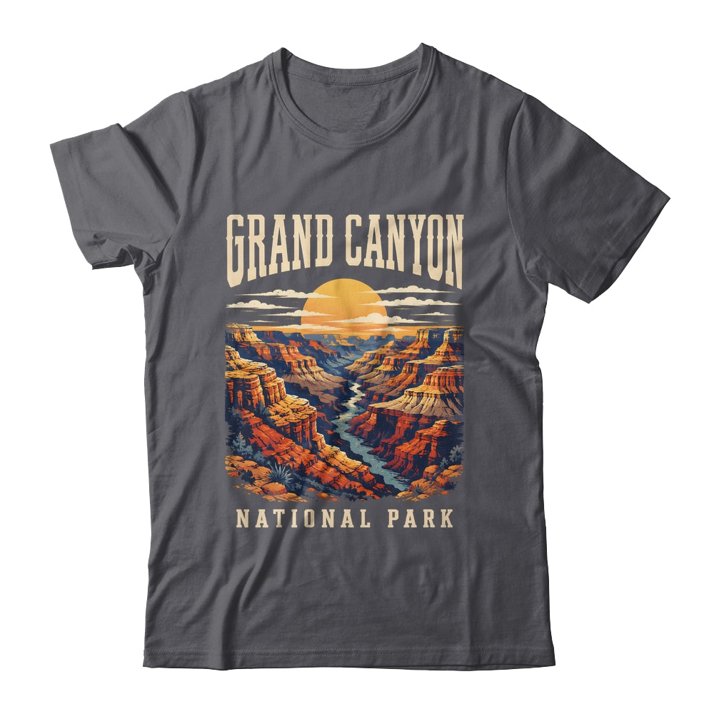 Grand Canyon National Park Arizona Outdoor Vintage Sunset Hiking Shirt & Tank Top | siriusteestore