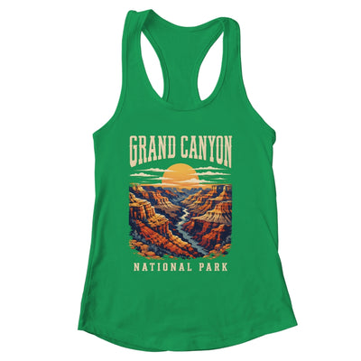 Grand Canyon National Park Arizona Outdoor Vintage Sunset Hiking Shirt & Tank Top | siriusteestore