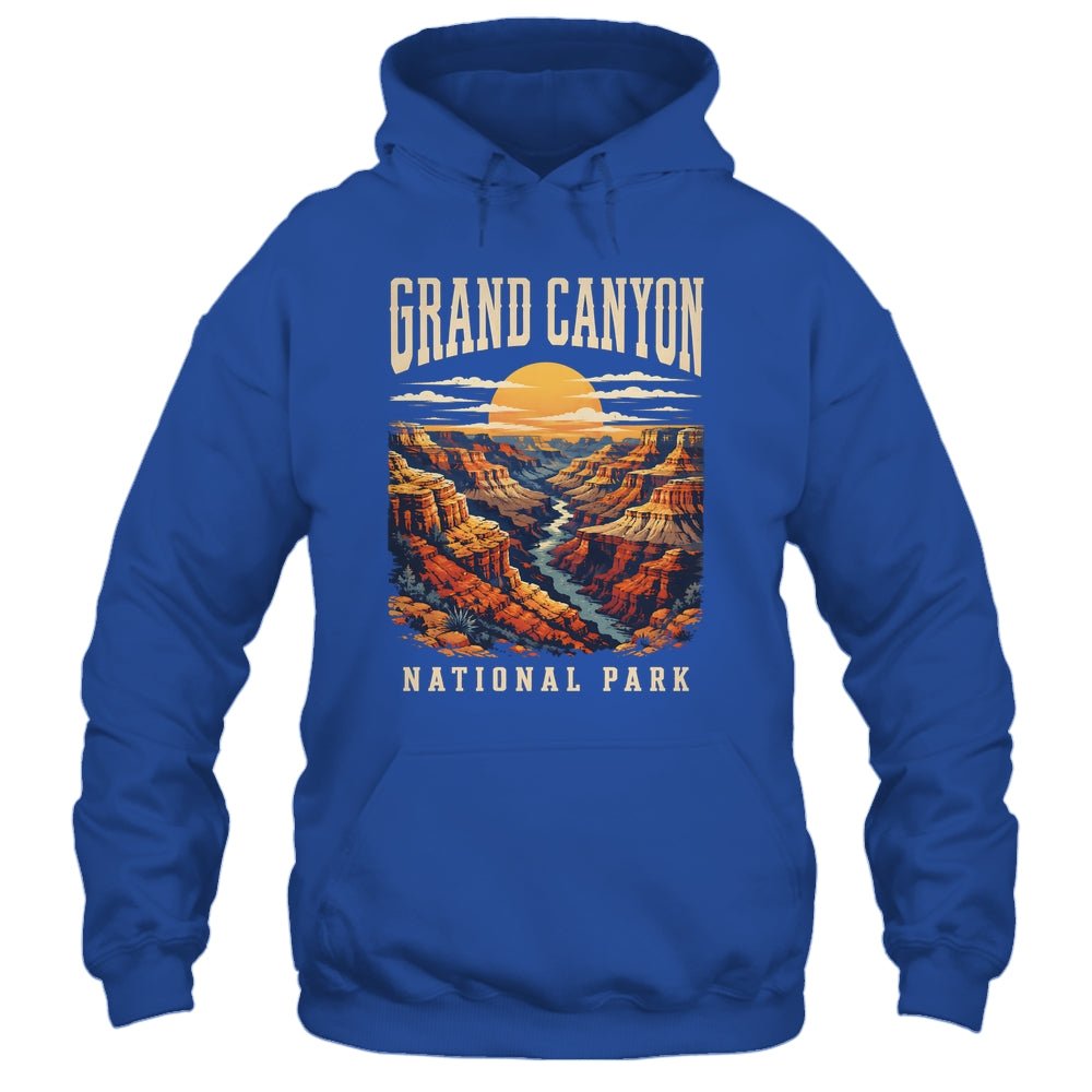 Grand Canyon National Park Arizona Outdoor Vintage Sunset Hiking Shirt & Tank Top | siriusteestore