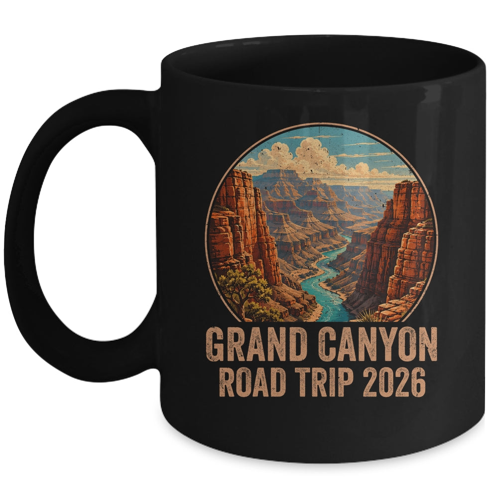 Grand Canyon National Park Family Souvenir Road Trip 2026 Mug | siriusteestore