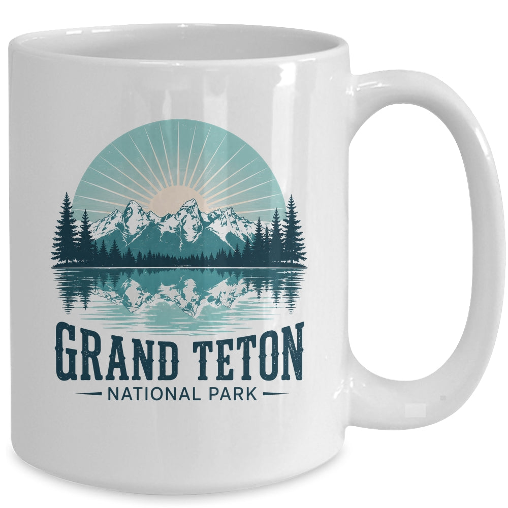 Grand Teton National Park Wyoming Travel Outdoor Camping Mug | siriusteestore