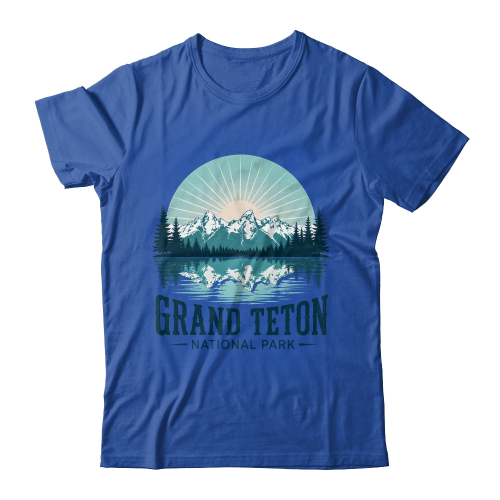 Grand Teton National Park Wyoming Travel Outdoor Camping Shirt & Tank Top | siriusteestore