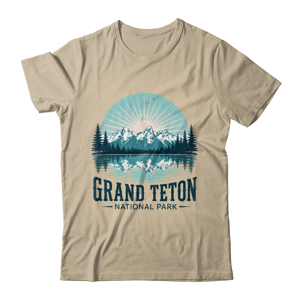Grand Teton National Park Wyoming Travel Outdoor Camping Shirt & Tank Top | siriusteestore