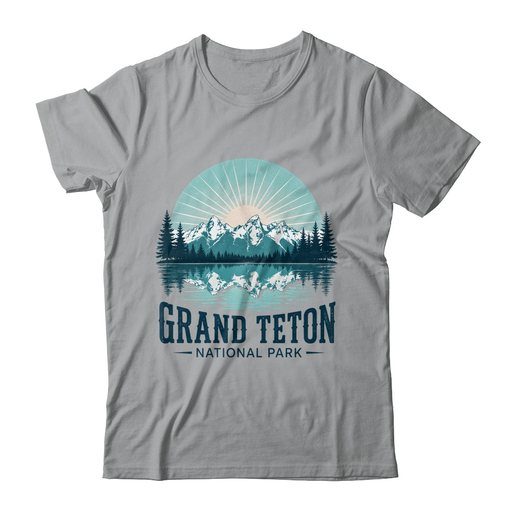 Grand Teton National Park Wyoming Travel Outdoor Camping Shirt & Tank Top | siriusteestore