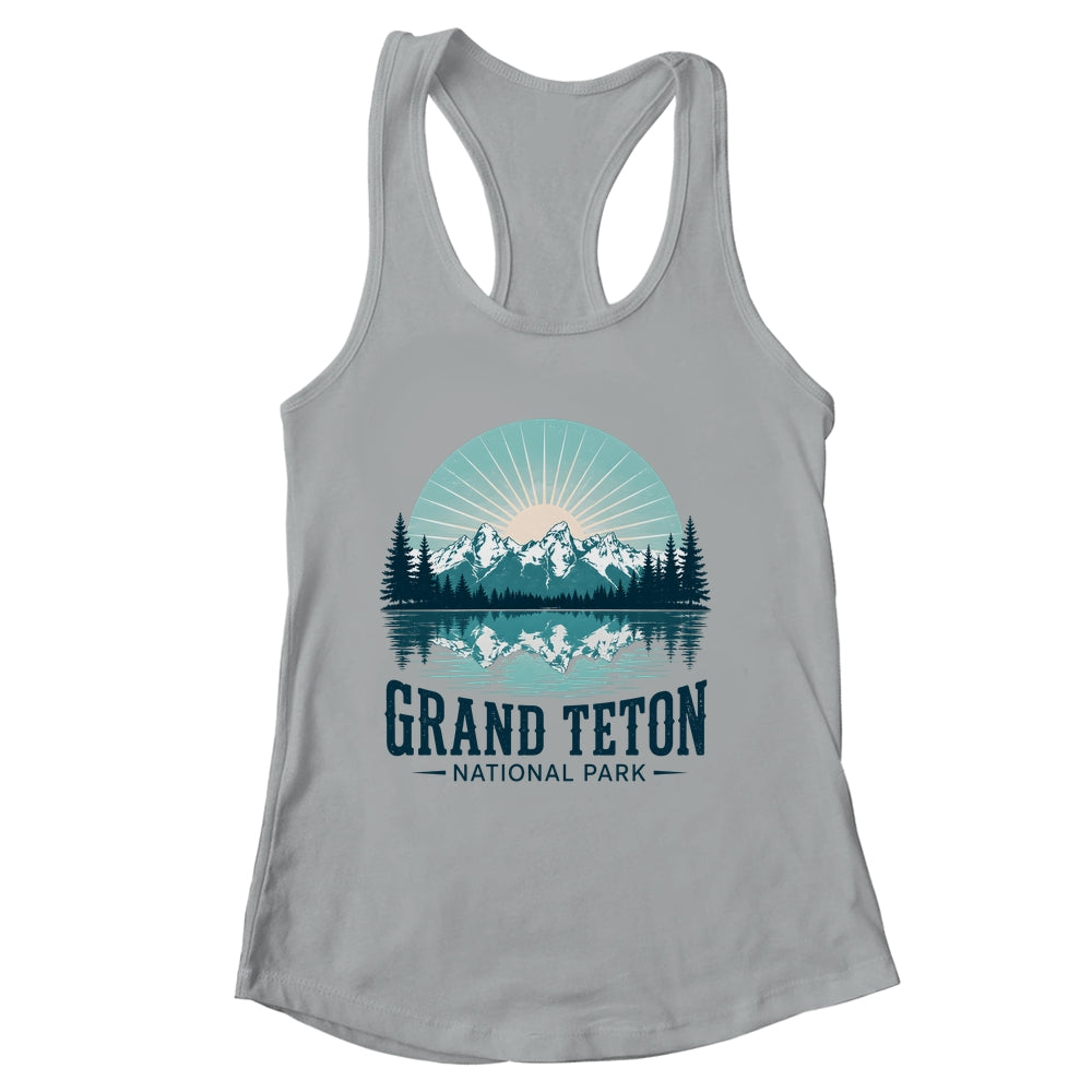 Grand Teton National Park Wyoming Travel Outdoor Camping Shirt & Tank Top | siriusteestore