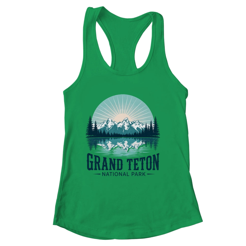 Grand Teton National Park Wyoming Travel Outdoor Camping Shirt & Tank Top | siriusteestore