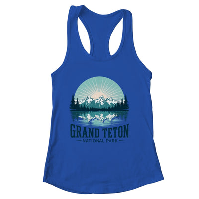 Grand Teton National Park Wyoming Travel Outdoor Camping Shirt & Tank Top | siriusteestore