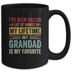 Grandad Is My Favorite Name Funny Father's Day Grandad Mug | siriusteestore