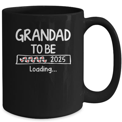 Grandad To Be 2025 Loading Promoted To Grandad Est 2025 Mug | siriusteestore