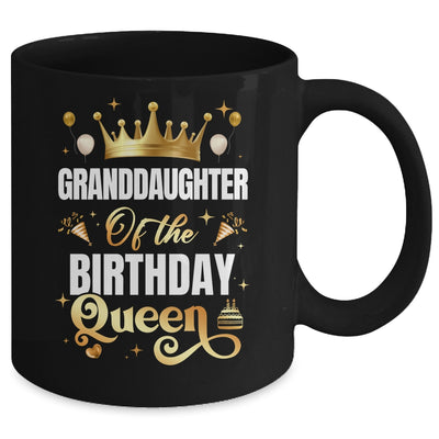 Granddaughter Of The Birthday Queen Funny Matching Birthday Party Mug | siriusteestore