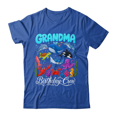 Grandma Birthday Crew Ocean Animals Birthday Under Sea Shirt & Hoodie | siriusteestore