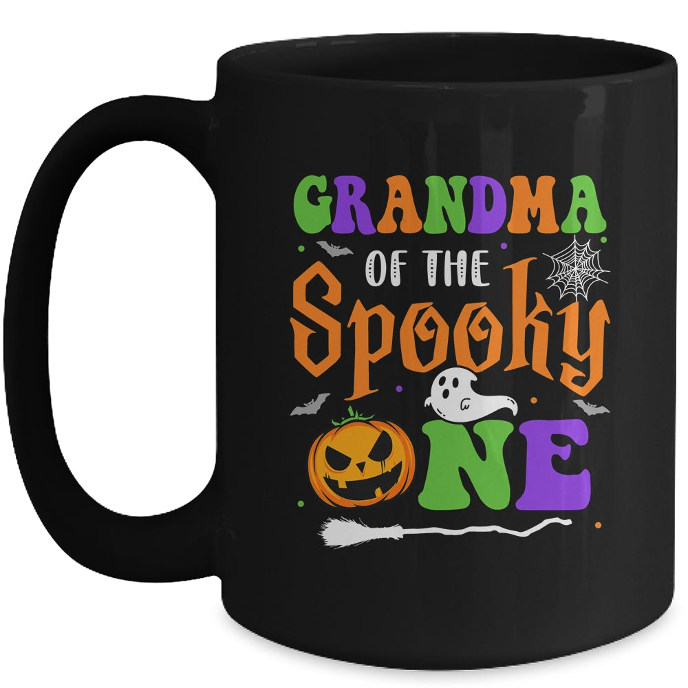 Grandma Halloween 1st Birthday Boy Matching Family Spooky Mug | siriusteestore