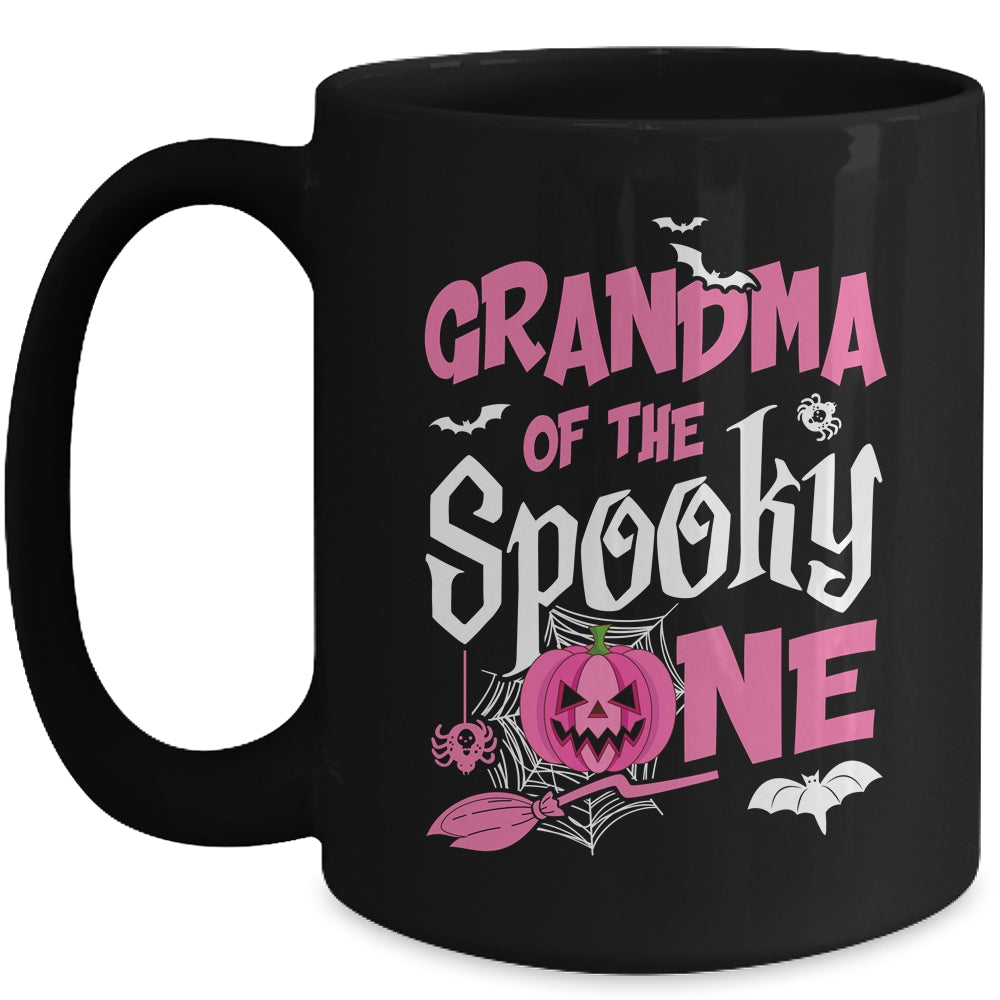 Grandma Halloween 1st Birthday Girl Matching Family Spooky Mug | siriusteestore