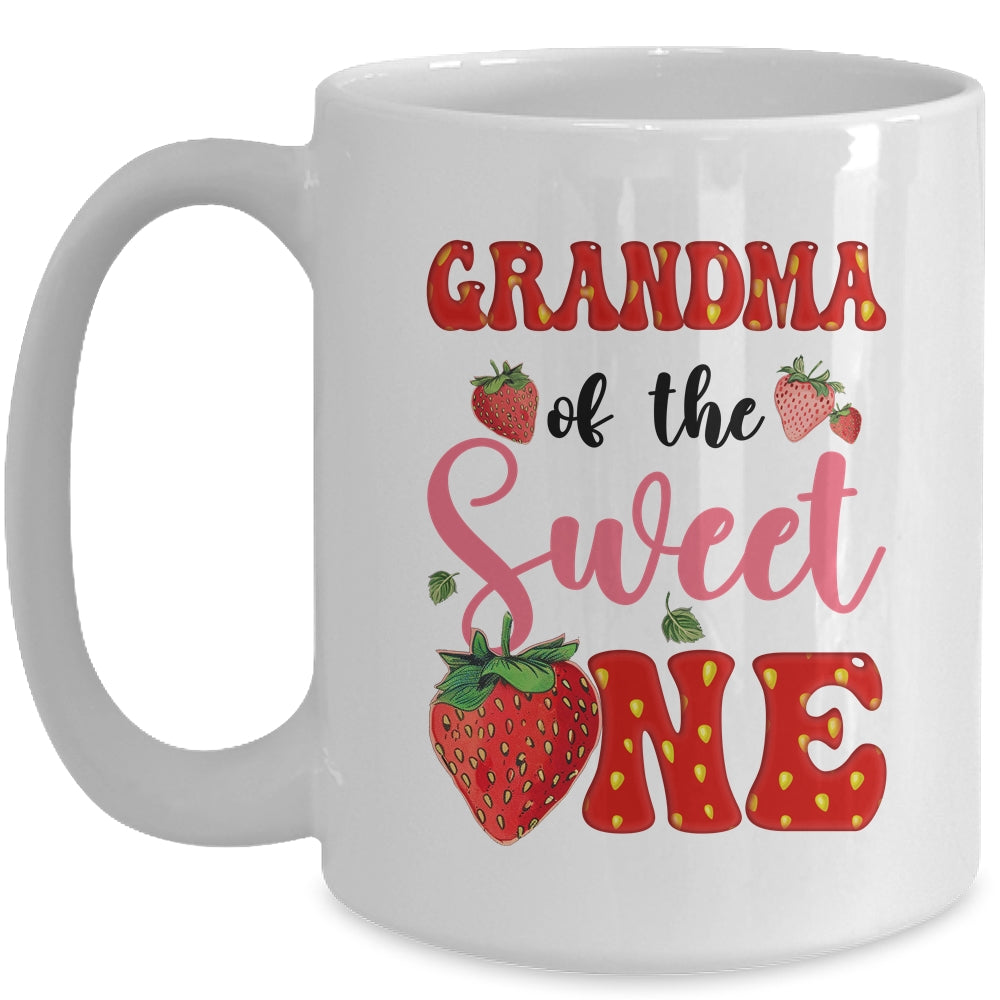 Grandma Of Sweet One Strawberry Frist 1st Birthday Girl Mug | siriusteestore