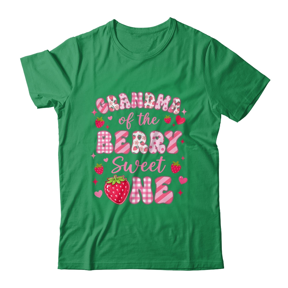 Grandma Of The Berry Sweet One Strawberry First Birthday Shirt & Hoodie | siriusteestore