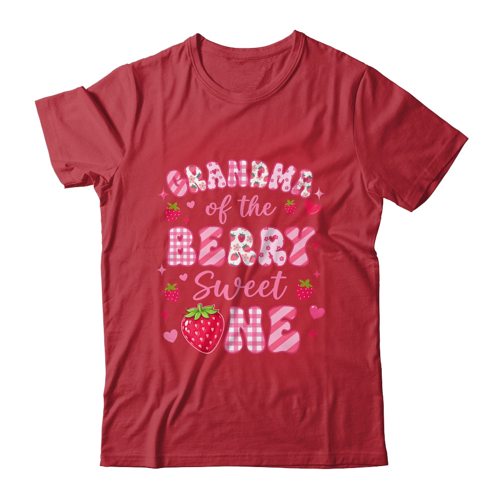 Grandma Of The Berry Sweet One Strawberry First Birthday Shirt & Hoodie | siriusteestore