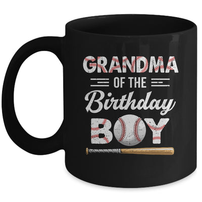 Grandma Of The Birthday Boy Baseball Matching Family Party Mug | siriusteestore