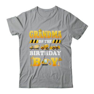 Grandma Of The Birthday Boy Construction Matching Family Shirt & Hoodie | siriusteestore