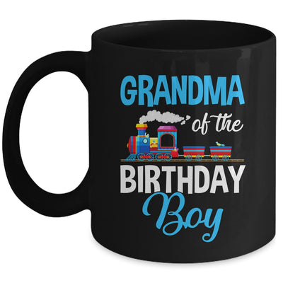 Grandma Of The Birthday Boy Railroad Train Theme Lover Mug | siriusteestore