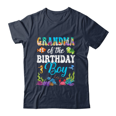 Grandma Of The Birthday Boy Sea Fish Ocean Aquarium Party Shirt & Hoodie | siriusteestore