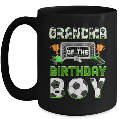 Grandma Of The Birthday Boy Soccer Family Matching Party Mug | siriusteestore