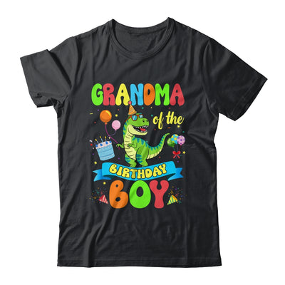 Grandma Of The Birthday Boy TRex Dinosaur Birthday Family Shirt & Hoodie | siriusteestore