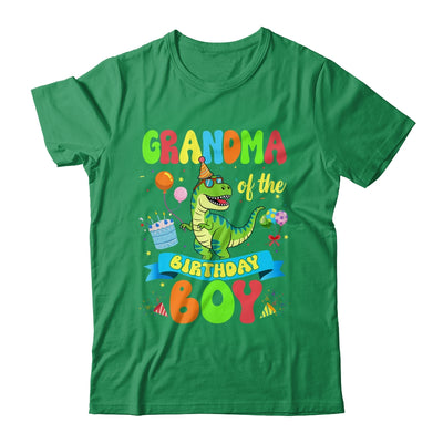 Grandma Of The Birthday Boy TRex Dinosaur Birthday Family Shirt & Hoodie | siriusteestore