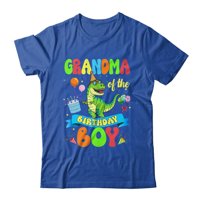 Grandma Of The Birthday Boy TRex Dinosaur Birthday Family Shirt & Hoodie | siriusteestore