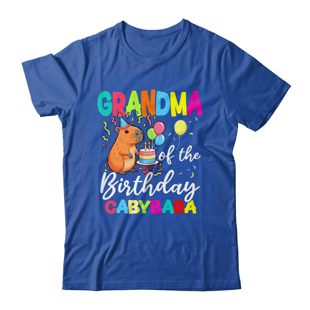 Grandma Of The Birthday Capybara Girl Bday Party Family Shirt & Hoodie | siriusteestore