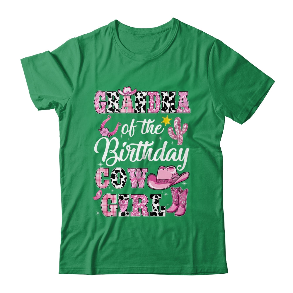 Grandma Of The Birthday Cow Girl Western Cowgirl 1st Birthday Shirt & Hoodie | siriusteestore