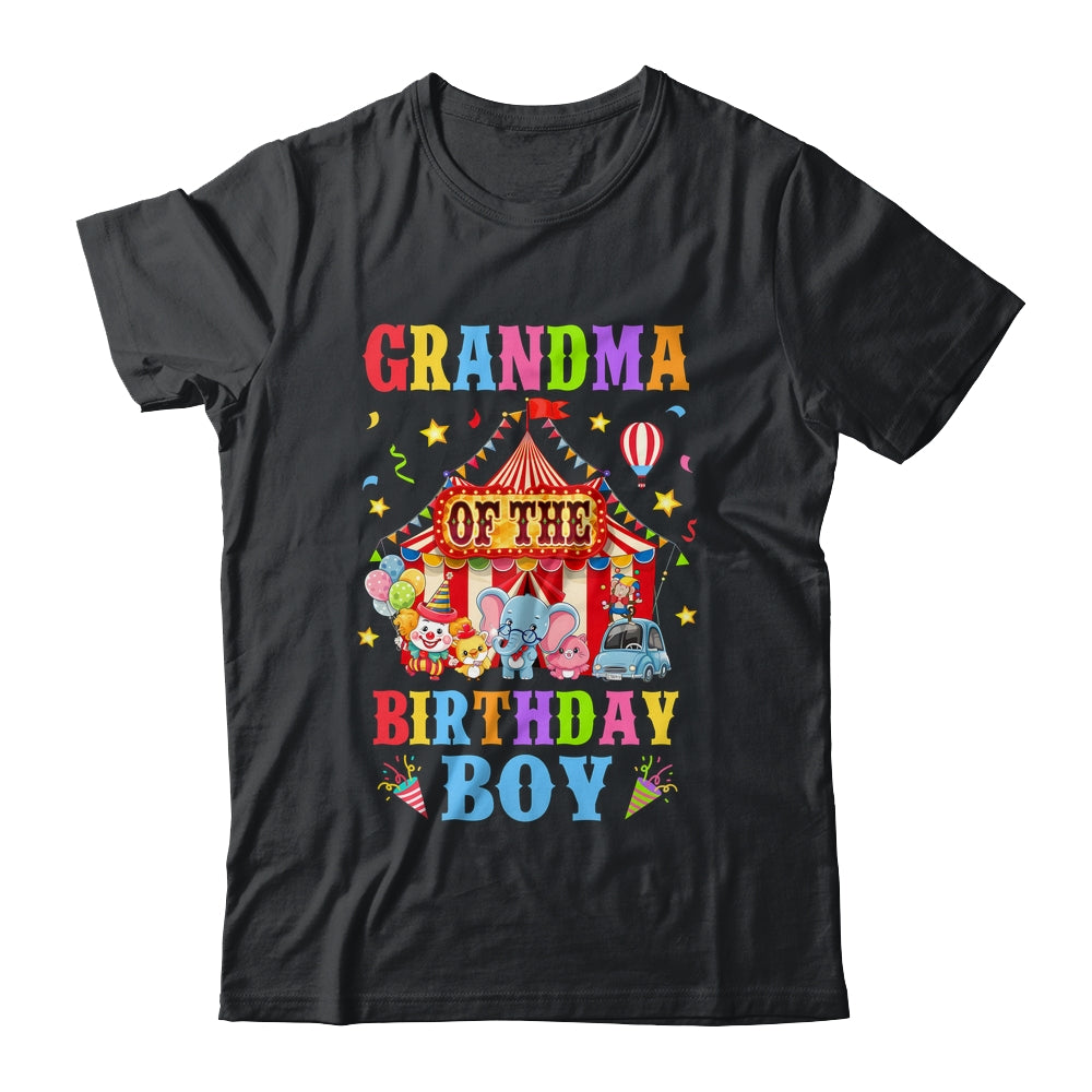 Grandma Of The Birthday For Boy Circus Carnival Theme Party Shirt & Hoodie | siriusteestore