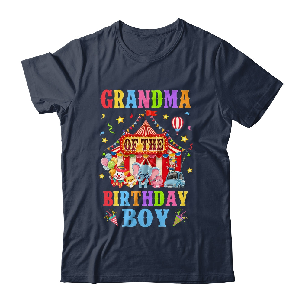 Grandma Of The Birthday For Boy Circus Carnival Theme Party Shirt & Hoodie | siriusteestore