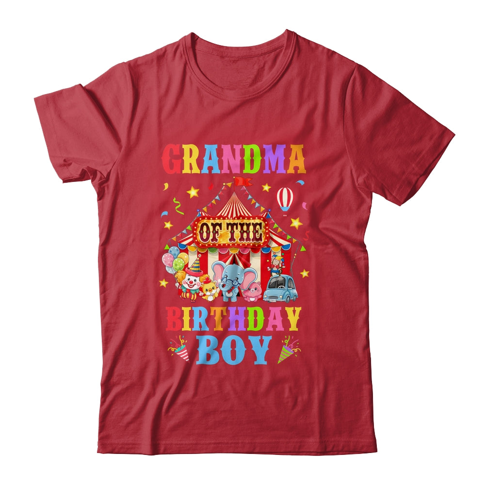 Grandma Of The Birthday For Boy Circus Carnival Theme Party Shirt & Hoodie | siriusteestore