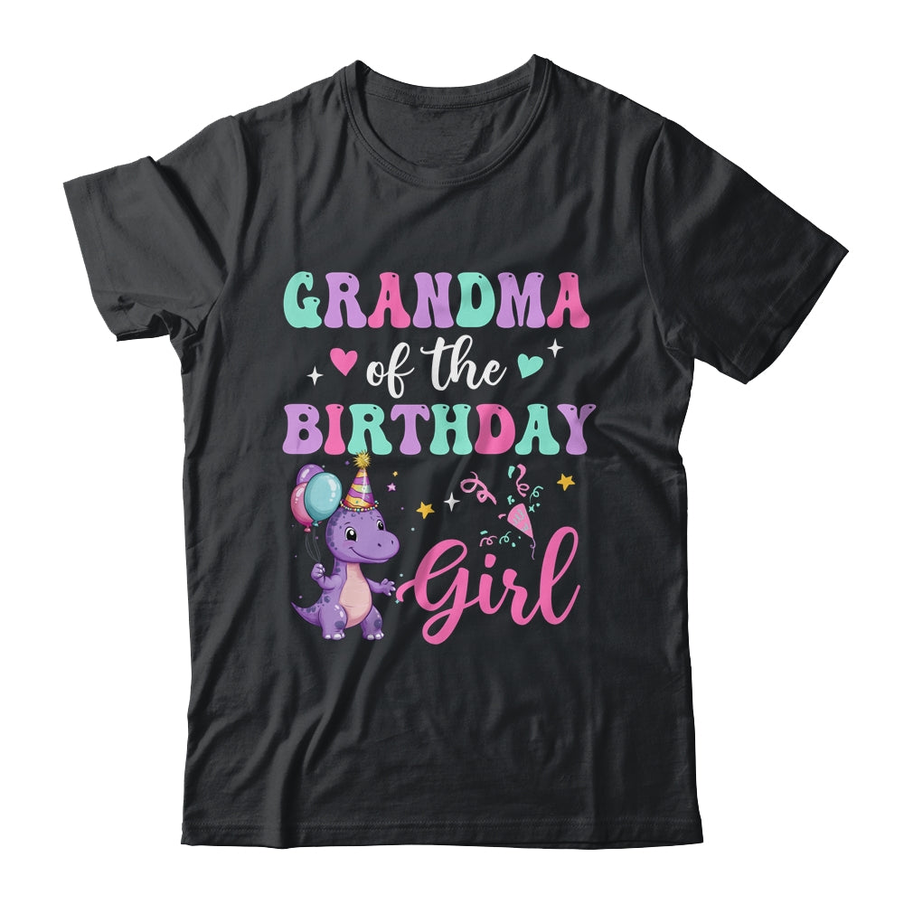 Grandma Of The Birthday For Girl Dinosaur T-Rex Party Family Shirt & Hoodie | siriusteestore