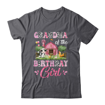 Grandma Of The Birthday Girl 1st Birthday Cow Farm Family Shirt & Hoodie | siriusteestore