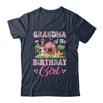 Grandma Of The Birthday Girl 1st Birthday Cow Farm Family Shirt & Hoodie | siriusteestore