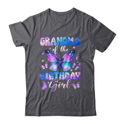 Grandma Of The Birthday Girl Butterfly Family Matching Shirt & Hoodie | siriusteestore