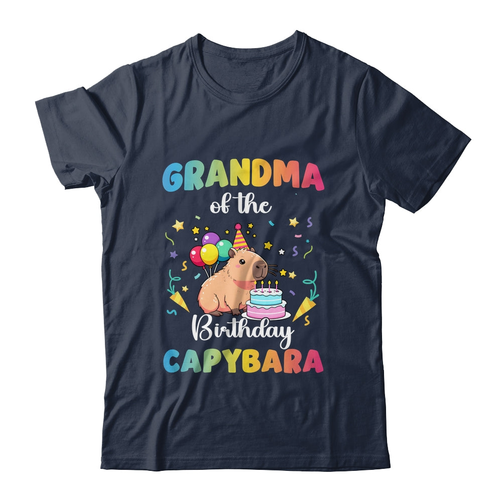Grandma Of The Birthday Girl Capybara Bday Party Family Shirt & Hoodie | siriusteestore