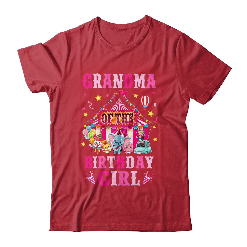Grandma Of The Birthday Girl Circus Carnival Family Party Shirt & Hoodie | siriusteestore