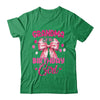 Grandma Of The Birthday Girl Coquette Bow Matching Family Shirt & Hoodie | siriusteestore