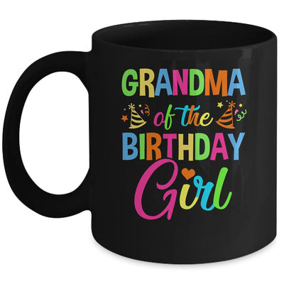 Grandma Of The Birthday Girl Glows Retro 80's Party Family Mug | siriusteestore