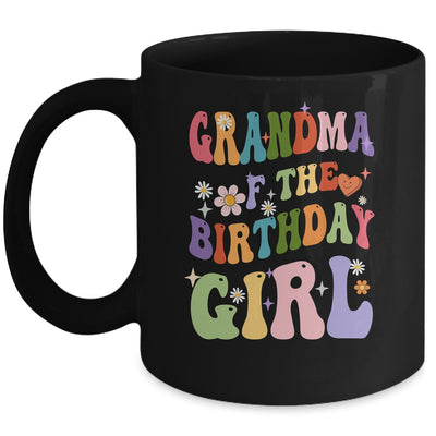 Grandma Of The Birthday Girl Groovy Party 1st Birthday Girl Mug | siriusteestore