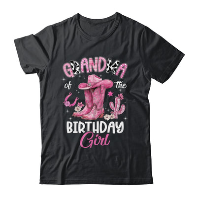 Grandma Of The Birthday Girl Pink Cowgirl Western Cow Girl Shirt & Hoodie | siriusteestore
