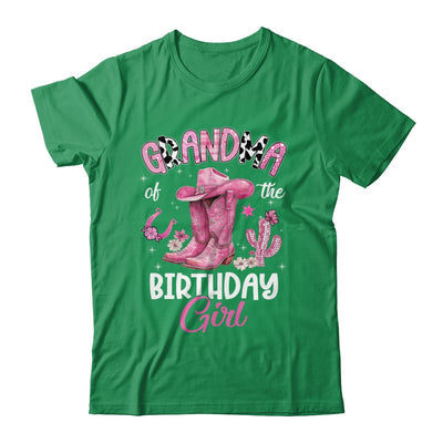 Grandma Of The Birthday Girl Pink Cowgirl Western Cow Girl Shirt & Hoodie | siriusteestore