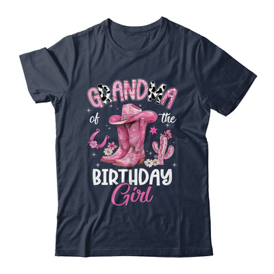 Grandma Of The Birthday Girl Pink Cowgirl Western Cow Girl Shirt & Hoodie | siriusteestore