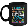 Grandma Of The Birthday Girl Sea Fish Ocean Aquarium Party Mug | siriusteestore