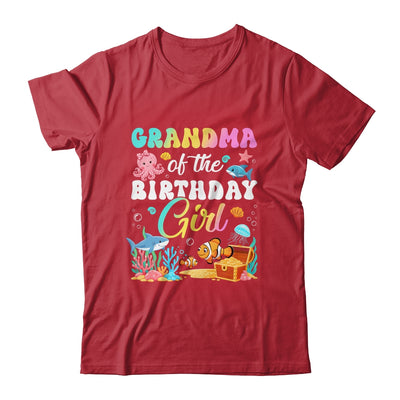 Grandma Of The Birthday Girl Sea Fish Ocean Aquarium Shirt & Hoodie | siriusteestore