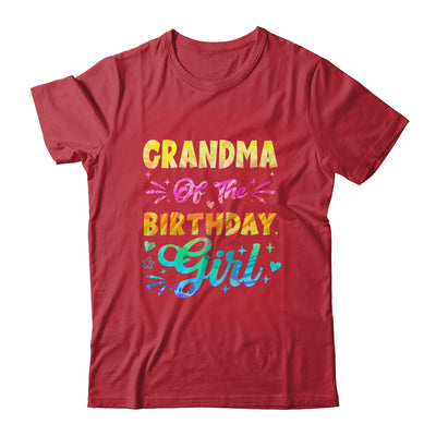 Grandma Of The Birthday Girl Tie Dye 1st Birthday Family Shirt & Hoodie | siriusteestore