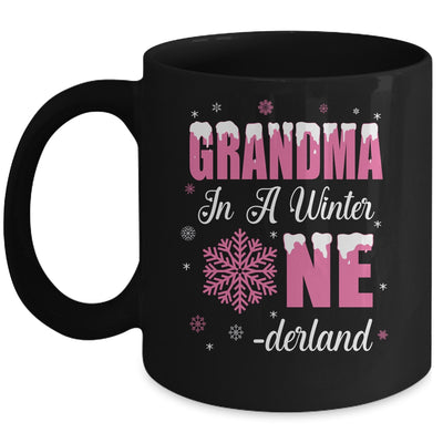 Grandma Of The Birthday Girl Winter Onederland 1st Birthday Mug | siriusteestore