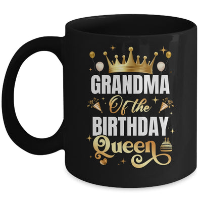 Grandma Of The Birthday Queen Funny Matching Birthday Party Mug | siriusteestore